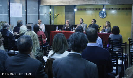 De izq a der los Dres Jorge Frank, Daniel Pablovsky, Juan Montesano Rebon y Patricia Andrea Taus